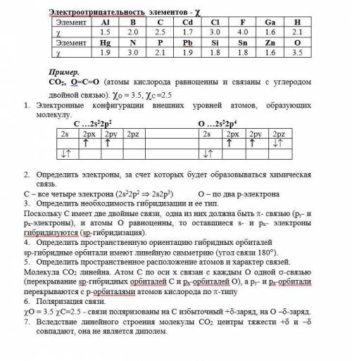 На основе метода ВС предположить пространственное строение молекулы PbCl2 и определить является ли м