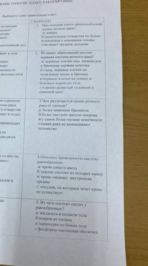 фастом нажо ответы щас контрольная будет нужен 2 вариант