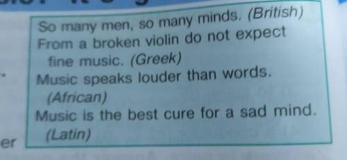 1 Work in pairs. Give the equivalents for these proverbs in your mother tongue.