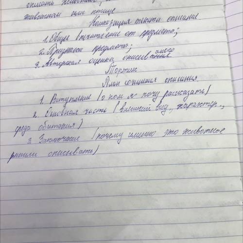 Текст сочинение-описание про лису По плану