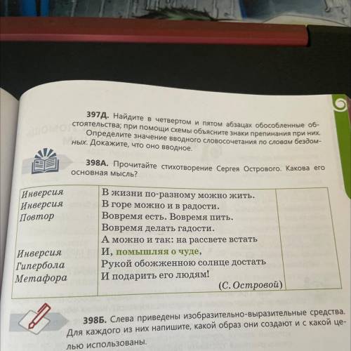 Слева приведены изобразительно-выразительные средства. Для каждого из них напишите,какой образ они с