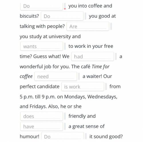 , выполнить задания!! 1 задание. Complete their dialogue using positive, negative or interrogative